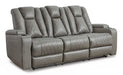 Mancin Reclining Sofa with Drop Down Table - World Furniture Gallery (Newark, CA)