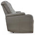 Mancin Reclining Sofa with Drop Down Table - World Furniture Gallery (Newark, CA)