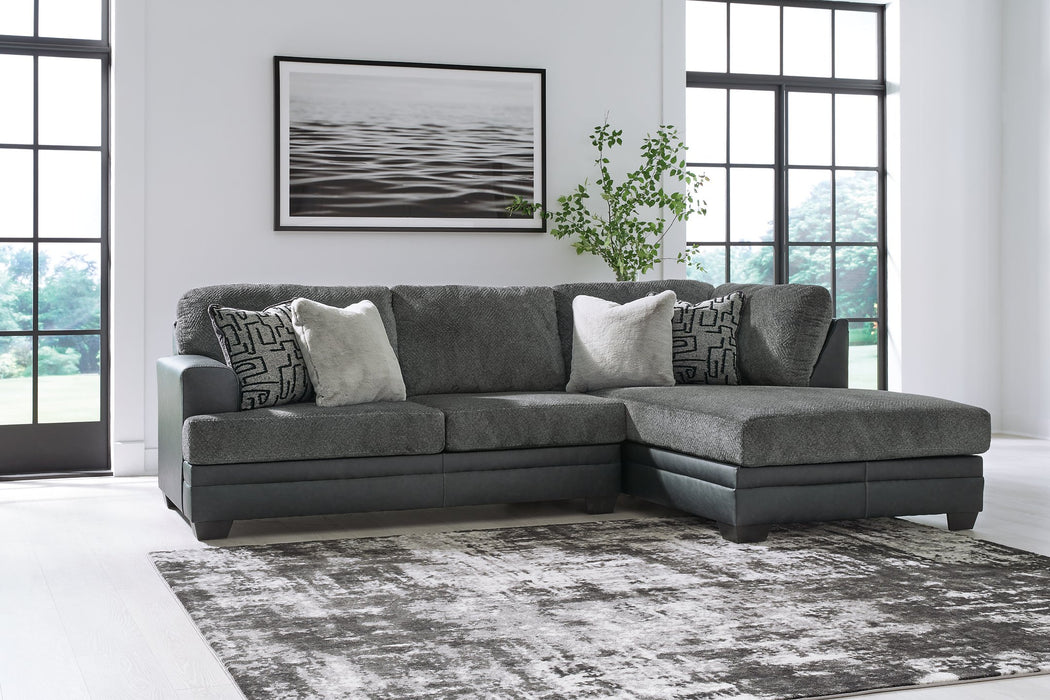 Brixley Pier Sectional with Chaise - World Furniture Gallery (Newark, CA)