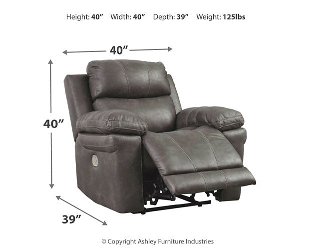 Erlangen Power Recliner - World Furniture Gallery (Newark, CA)