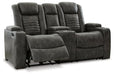 Soundcheck Power Reclining Loveseat with Console - World Furniture Gallery (Newark, CA)