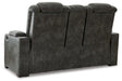 Soundcheck Power Reclining Loveseat with Console - World Furniture Gallery (Newark, CA)