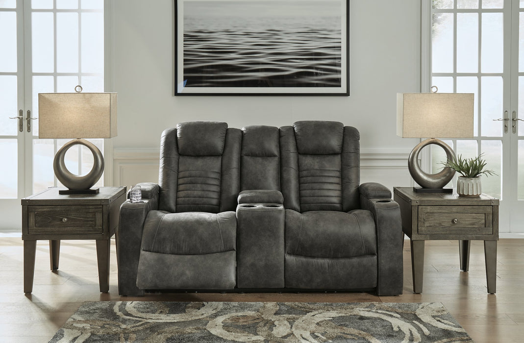 Soundcheck Power Reclining Loveseat with Console - World Furniture Gallery (Newark, CA)