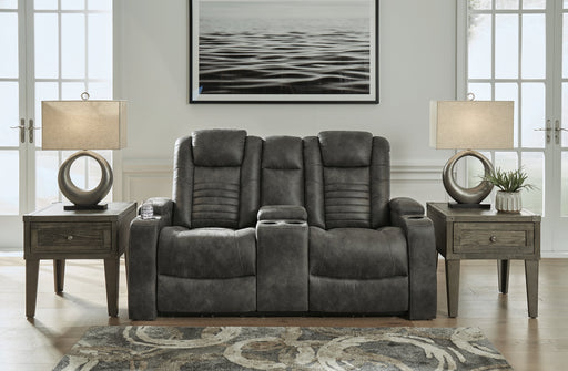 Soundcheck Power Reclining Loveseat with Console - World Furniture Gallery (Newark, CA)