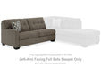 Mahoney 2-Piece Sleeper Sectional with Chaise - World Furniture Gallery (Newark, CA)