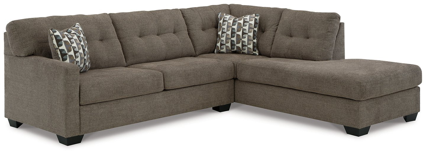 Mahoney 2-Piece Sleeper Sectional with Chaise - World Furniture Gallery (Newark, CA)