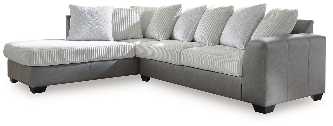 Clairette Court Sectional with Chaise - World Furniture Gallery (Newark, CA)