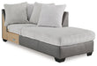 Clairette Court Sectional with Chaise - World Furniture Gallery (Newark, CA)