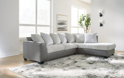 Clairette Court Sectional with Chaise - World Furniture Gallery (Newark, CA)