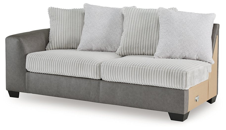 Clairette Court Sectional with Chaise - World Furniture Gallery (Newark, CA)