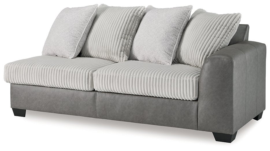 Clairette Court Sectional with Chaise - World Furniture Gallery (Newark, CA)