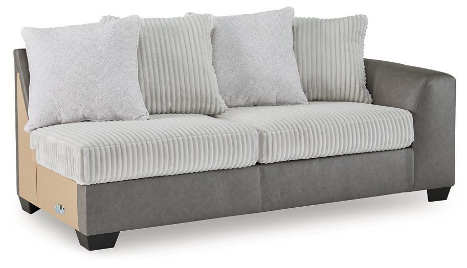 Clairette Court Sectional with Chaise - World Furniture Gallery (Newark, CA)