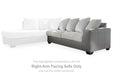 Clairette Court Sectional with Chaise - World Furniture Gallery (Newark, CA)