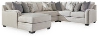 Dellara Sectional with Chaise - World Furniture Gallery (Newark, CA)