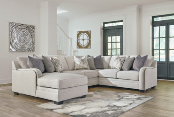 Dellara Sectional with Chaise - World Furniture Gallery (Newark, CA)