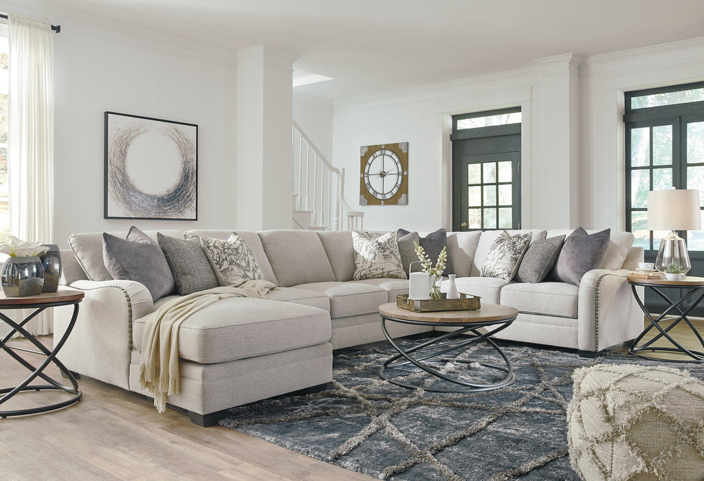 Dellara Sectional with Chaise - World Furniture Gallery (Newark, CA)