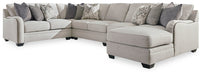 Dellara Sectional with Chaise - World Furniture Gallery (Newark, CA)