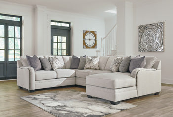 Dellara Sectional with Chaise - World Furniture Gallery (Newark, CA)