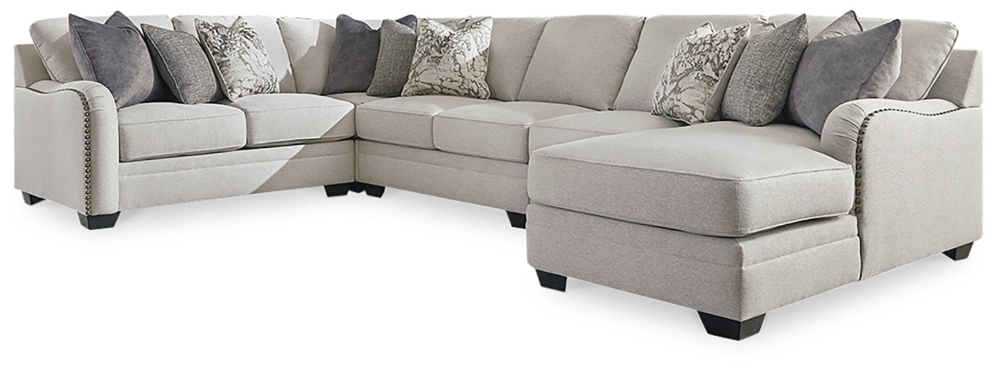 Dellara Sectional with Chaise - World Furniture Gallery (Newark, CA)