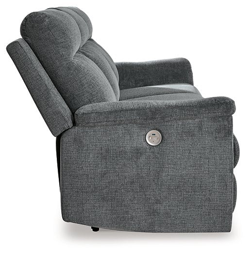 Barnsana Power Reclining Sofa - World Furniture Gallery (Newark, CA)