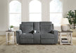 Barnsana Power Reclining Loveseat with Console - World Furniture Gallery (Newark, CA)