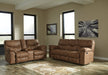 Boxberg Reclining Loveseat with Console - World Furniture Gallery (Newark, CA)