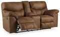 Boxberg Reclining Loveseat with Console - World Furniture Gallery (Newark, CA)