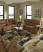 Boxberg Reclining Loveseat with Console - World Furniture Gallery (Newark, CA)