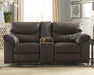 Boxberg Reclining Loveseat with Console - World Furniture Gallery (Newark, CA)