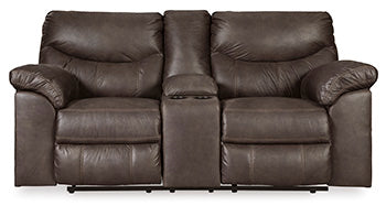 Boxberg Reclining Loveseat with Console - World Furniture Gallery (Newark, CA)