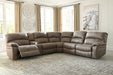 Segburg Power Reclining Sectional - World Furniture Gallery (Newark, CA)