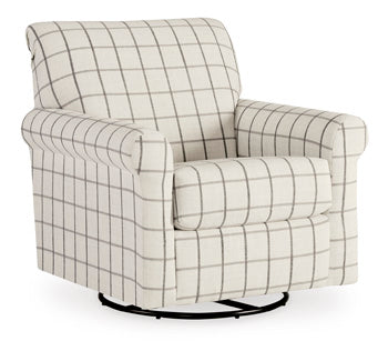 Davinca Swivel Glider Accent Chair - World Furniture Gallery (Newark, CA)