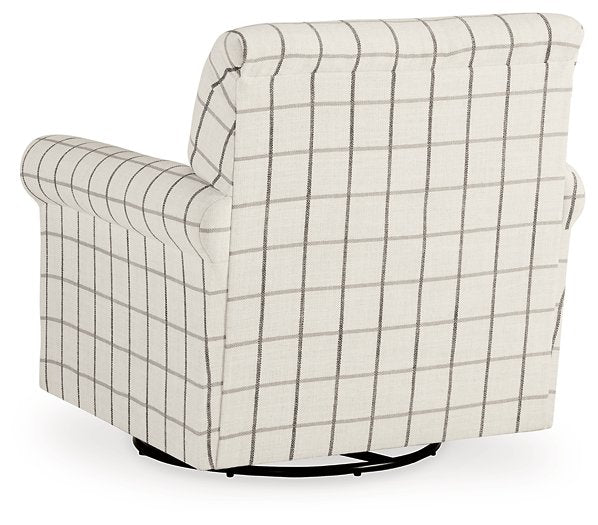 Davinca Swivel Glider Accent Chair - World Furniture Gallery (Newark, CA)