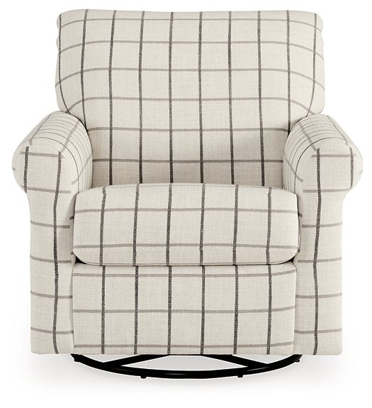 Davinca Swivel Glider Accent Chair - World Furniture Gallery (Newark, CA)