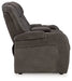 Fyne-Dyme Power Reclining Loveseat with Console - World Furniture Gallery (Newark, CA)