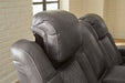 Fyne-Dyme Power Reclining Loveseat with Console - World Furniture Gallery (Newark, CA)