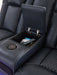 Fyne-Dyme Power Reclining Loveseat with Console - World Furniture Gallery (Newark, CA)