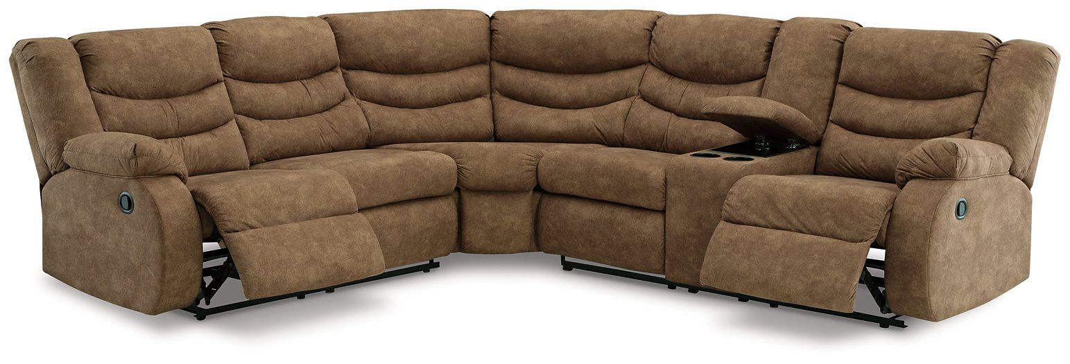 Partymate 2-Piece Reclining Sectional - World Furniture Gallery (Newark, CA)