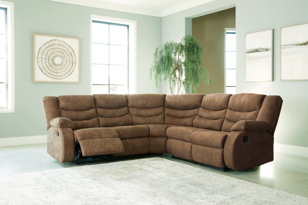 Partymate 2-Piece Reclining Sectional - World Furniture Gallery (Newark, CA)