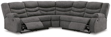 Partymate 2-Piece Reclining Sectional - World Furniture Gallery (Newark, CA)