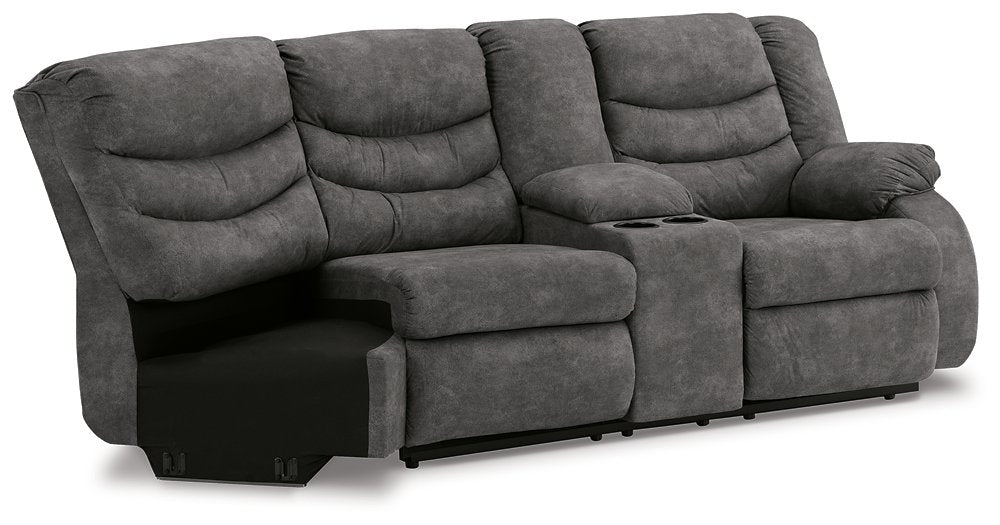 Partymate 2-Piece Reclining Sectional - World Furniture Gallery (Newark, CA)