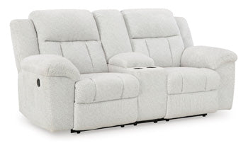 Frohn Reclining Loveseat with Console - World Furniture Gallery (Newark, CA)