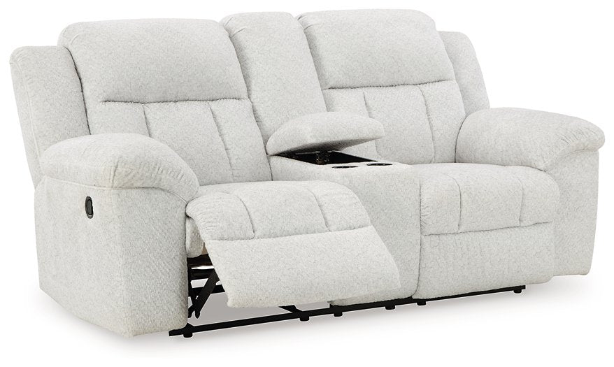 Frohn Reclining Loveseat with Console - World Furniture Gallery (Newark, CA)