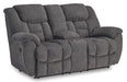 Foreside Reclining Loveseat with Console - World Furniture Gallery (Newark, CA)