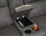 Austere Reclining Loveseat with Console - World Furniture Gallery (Newark, CA)