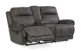 Austere Reclining Loveseat with Console - World Furniture Gallery (Newark, CA)