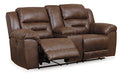 Stoneland Power Reclining Loveseat with Console - World Furniture Gallery (Newark, CA)