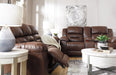 Stoneland Reclining Loveseat with Console - World Furniture Gallery (Newark, CA)