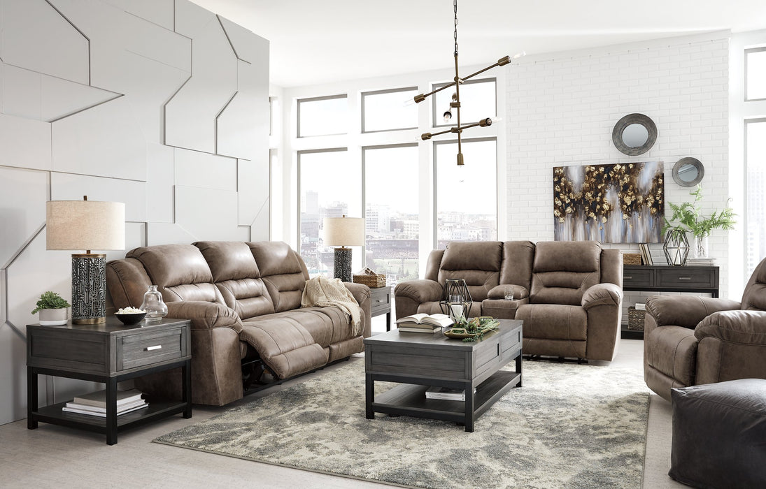 Stoneland Power Reclining Sofa - World Furniture Gallery (Newark, CA)