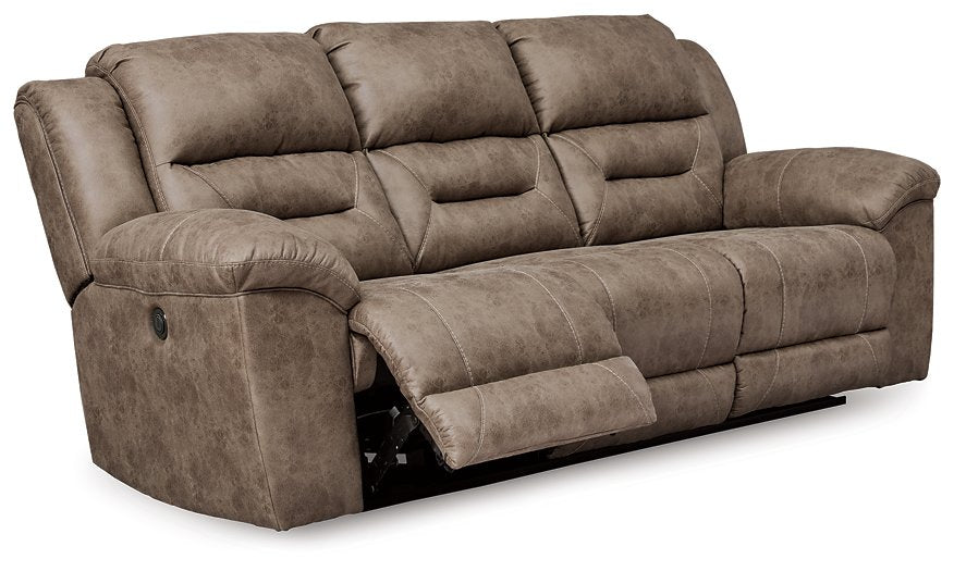 Stoneland Power Reclining Sofa - World Furniture Gallery (Newark, CA)